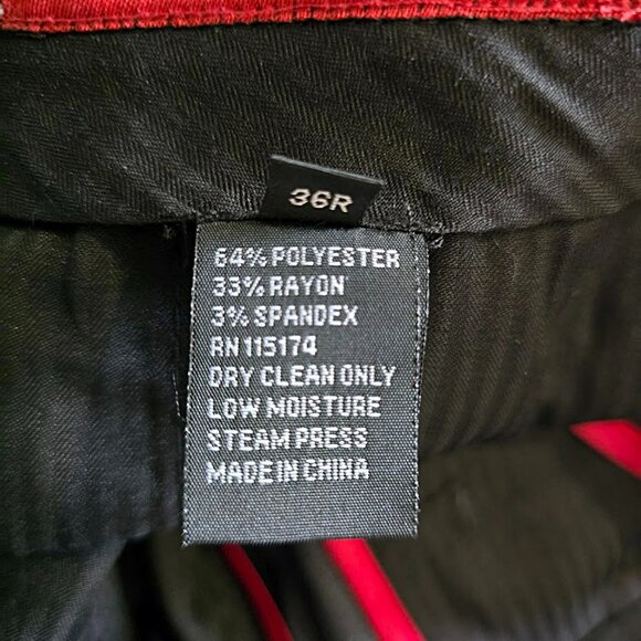 New Bocaccio Uomo Dress Pants 36 Mens Gray Flat Front Unhemmed Paris Trousers - Picture 11 of 11